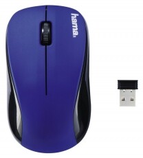 Hama AM-8100 vezeték nélküli egér (134937) - kék Iroda és számítástechnika - Egér - Vezeték nélküli egér - 315502