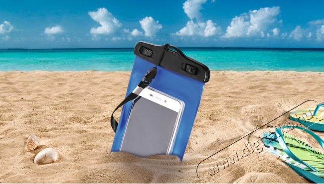 Hama Outdoor Active vízálló telefontok XXL - kék (177738) Mobil / Kommunikáció / Smart - Mobiltelefon kiegészítő / tok - Tok / hátlap - 315507