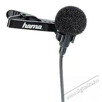 Hama LM 09 csíptetős mikrofon - 46109 Fotó-Videó kiegészítők - Mikrofon - Csíptetős, fej és kitűző mikrofon - 286876