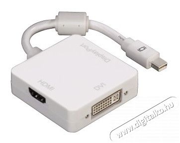 Hama 3 in 1 DVI/DP/DHM átalakító - 53245 Tv kiegészítők - Kábel / csatlakozó - Mini DisplayPort kábel - 286945