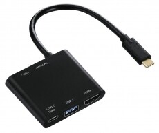 Hama 4 az 1-ben USB-C multiport adapter (135729) Iroda és számítástechnika - Notebook kiegészítő - USB hub / elosztó - 315318