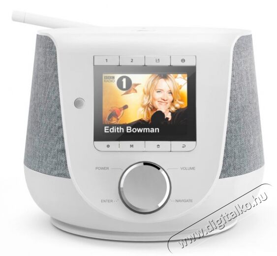 Hama Internet rádió (fehér) - 54229 Audio-Video / Hifi / Multimédia - Rádió / órás rádió - Internet webrádió - 354701