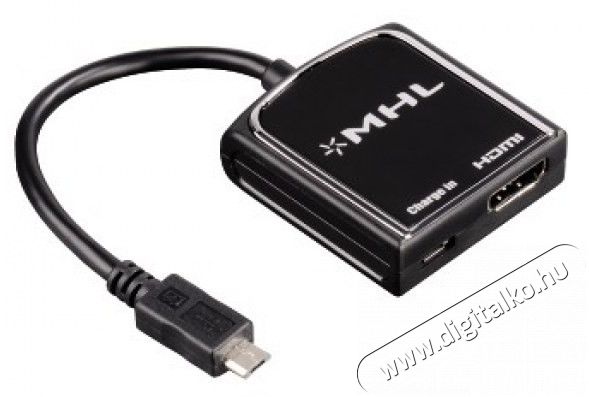 Hama micro USB - HDMI átalakító - 54510 Tv kiegészítők - Kábel / csatlakozó - Csatlakozó / elosztó / átalakító
