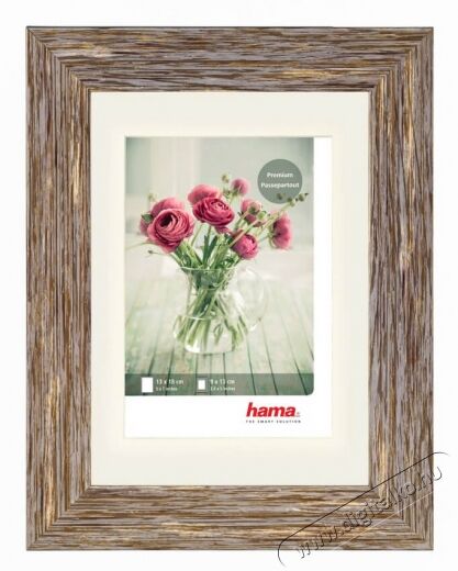 Hama Chalet műanyag keret 13X18 (175278) - barnásszürke Háztartás / Otthon / Kültér - Lakásfelszerelés - Képkeret / képtartó - 335955