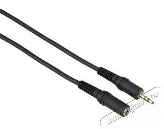 Hama 3,5mm Jack hosszabbító kábel 5m - 43302 Tv kiegészítők - Kábel / csatlakozó - 3,5mm Jack kábel