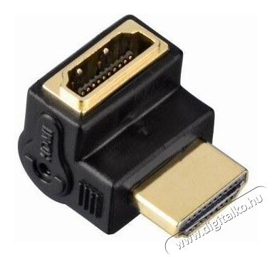 Hama HDMI derékszög adapter - 83010 Tv kiegészítők - Kábel / csatlakozó - Csatlakozó / elosztó / átalakító - 288263