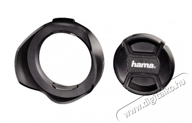 Hama Univerzális árnyékoló + objektívsapka M52 - 93652 Fotó-Videó kiegészítők - Objektív kiegészítő - Objektívsapka - 287189
