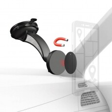 Hama Magnet Alu univerzális mobiltelefon autós tartó (178245) - fekete Mobil / Kommunikáció / Smart - Mobiltelefon kiegészítő / tok - Tartó / rögzítő / állvány - 335581