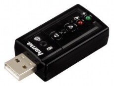 Hama 7.1 Surround USB külső hangkártya- 51620 Iroda és számítástechnika - Számítógép tartozék - Hangkártya - 287261