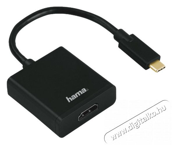 Hama USB-C - HDMI adapter (122212) Iroda és számítástechnika - Notebook kiegészítő - Egyéb notebook kiegészítő
