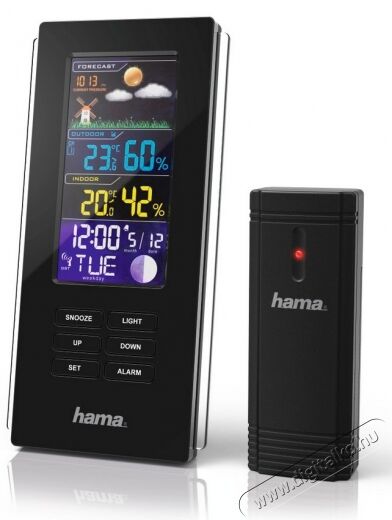 Hama Color Edge Időjárás állomás - 186312 Háztartás / Otthon / Kültér - Lakásfelszerelés - Időjárás állomás - 354700