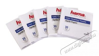 Hama Optikai papír 5x30 db - 5915 Fotó-Videó kiegészítők - Tisztító eszköz - 288170