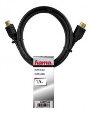 Hama St Aranyozott HDMI Kábel 1,5m - 11964 Tv kiegészítők - Kábel / csatlakozó - Hdmi kábel - 279280