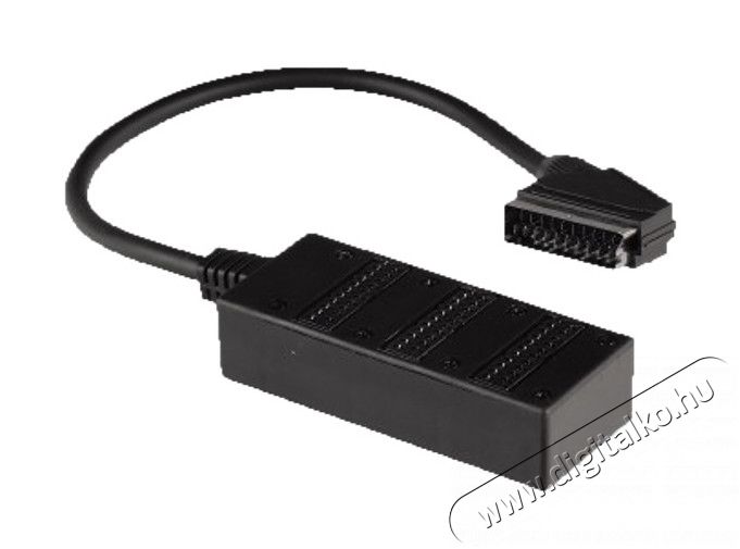 Hama Scart adapter hármas elosztó 0,5m - 42947 Tv kiegészítők - Kábel / csatlakozó - Csatlakozó / elosztó / átalakító - 288203