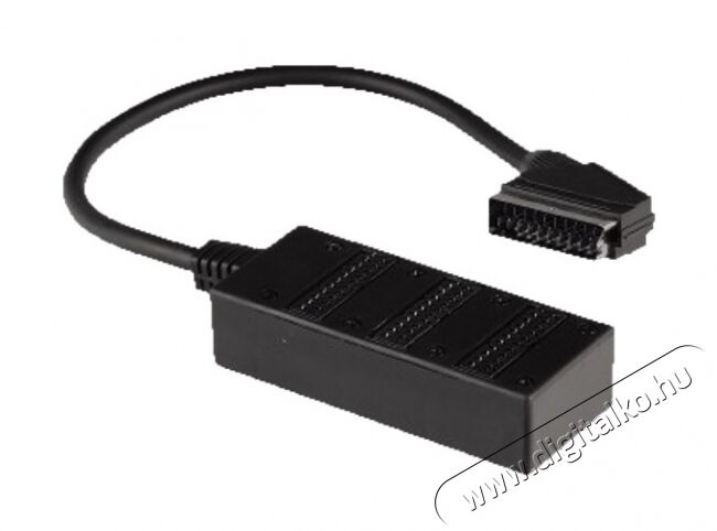 Hama Scart adapter hármas elosztó 0,5m - 42947 Tv kiegészítők - Kábel / csatlakozó - Csatlakozó / elosztó / átalakító - 288203