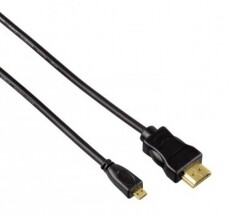 Hama TL High Speed HDMI - micro HDMI kábel aranyozott 2m, fekete - 74240 Tv kiegészítők - Kábel / csatlakozó - Mini Hdmi kábel - 287096