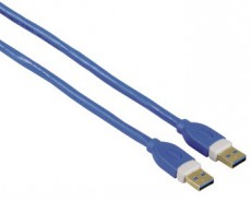 Hama USB 3.0 kábel A-A típus 1,8m - 39676 Fotó-Videó kiegészítők - Kábel - USB kábel - 287495