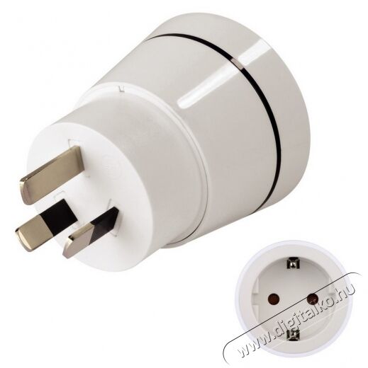 Hama utazóadapter HU - Kína/Ausztrália (121996) Háztartás / Otthon / Kültér - Világítás / elektromosság - Hálózati elosztó / hosszabbító / adapter - 317380