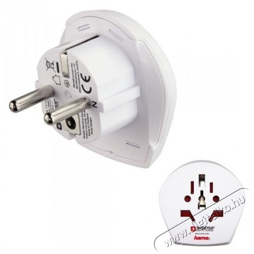 Hama Utazó adapter Világ - HU - 128210 Háztartás / Otthon / Kültér - Világítás / elektromosság - Hálózati elosztó / hosszabbító / adapter - 293821