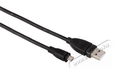 Hama Micro USB adatkábel 3m, fekete - 54589 Tv kiegészítők - Kábel / csatlakozó - USB kábel - 288140