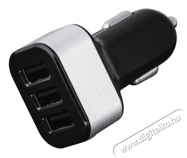 Hama tripla USB autós töltő 4,4A (121986) Autóhifi / Autó felszerelés - Autós töltő / szivargyújtó adapter - 315331