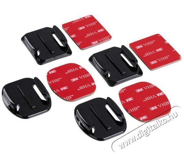 Hama Kétoldalú GoPro tartó szett - 4374 Fényképezőgép / kamera - Sport kamera tartozékok - Rögzítő / adapter - 292050
