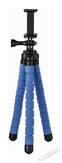 Hama Flex 26cm midi állvány - kék (4615) Mobil / Kommunikáció / Smart - Mobiltelefon kiegészítő / tok - Tartó / rögzítő / állvány - 340085