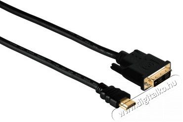 Hama Hdmi-DVI/D összekötőkábel 2M - 34033 Tv kiegészítők - Kábel / csatlakozó - DVI-Hdmi kábel - 287235