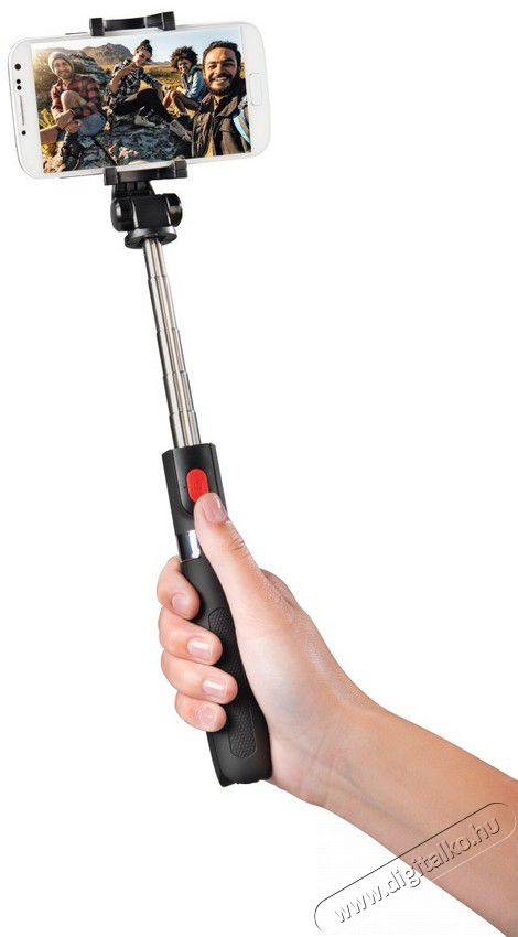 Hama FUNSTAND 57 Selfie bot bluetooth kioldóval - Fekete Mobil / Kommunikáció / Smart - Mobiltelefon kiegészítő / tok - Kiegészítő - 363604