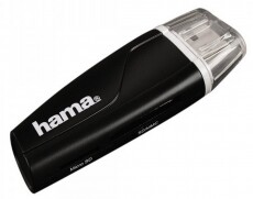 Hama SDXC USB 2.0 kártyaolvasó, fekete - 54115 Memória kártya / Pendrive - Kártya olvasó - 298209