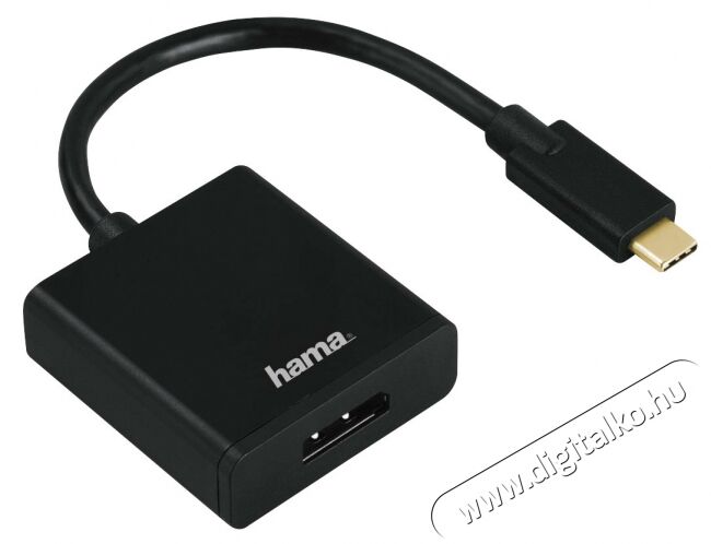 Hama USB TYPE-C / DISPLAYPORT adapter - 135725 Tv kiegészítők - Fali tartó / konzol - Kiegészítő / adapter - 361934