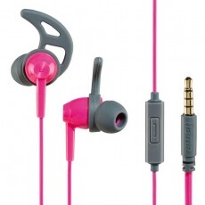 Hama Action Sport mikrofonos fülhallgató (177022) - szürke/pink Audio-Video / Hifi / Multimédia - Fül és Fejhallgatók - Fülhallgató mikrofonnal / headset - 335516