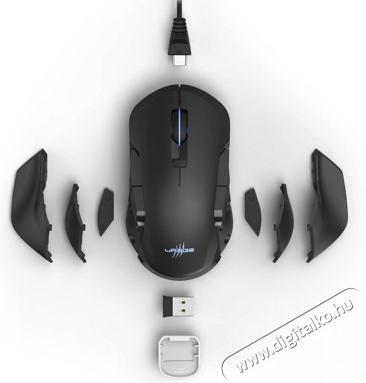 Hama Urage Reaper Morph 1000 Gaming vezeték nélküli egér (186016) Iroda és számítástechnika - Egér - Vezeték nélküli egér - 354693
