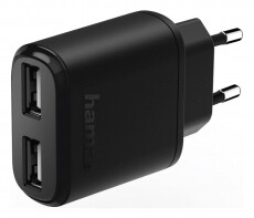 Hama HÁLÓZATI TÖLTŐ USB DUPLA AUTO DETECT 2,4A LEGÚJABB - 123544 Mobil / Kommunikáció / Smart - Mobiltelefon kiegészítő / tok - Hálózati-, autós töltő - 342279