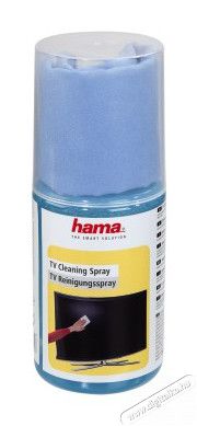 Hama LCD/plazma tisztítókendő + spray - 95878 Fotó-Videó kiegészítők - Tisztító eszköz - 293811