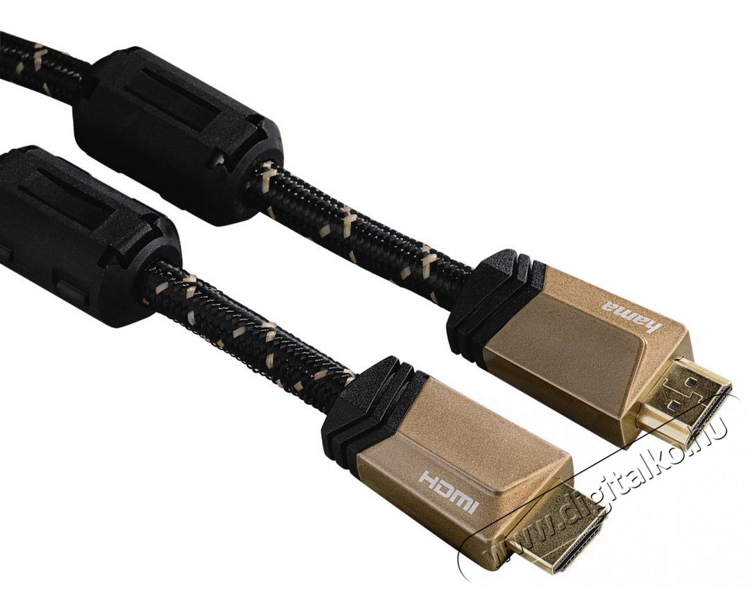 Hama Premium High Speed HDMI kábel 1,5m (122210) Tv kiegészítők - Kábel / csatlakozó - Hdmi kábel - 315439