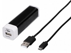 Hama 2600mAh külső akkumulátor, fekete - 124522 Mobil / Kommunikáció / Smart - Powerbank / Külső akkumulátor és töltő - 287303