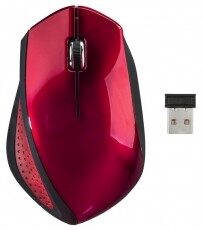 Hama AM-8400 vezeték nélküli egér (134954) - piros Iroda és számítástechnika - Egér - Vezeték nélküli egér - 315505
