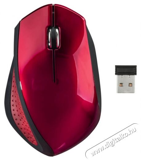 Hama AM-8400 vezeték nélküli egér (134954) - piros Iroda és számítástechnika - Egér - Vezeték nélküli egér - 315505