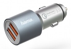 Hama Qualcomm dupla USB autós töltő (173654) Mobil / Kommunikáció / Smart - Mobiltelefon kiegészítő / tok - Hálózati-, autós töltő - 330679