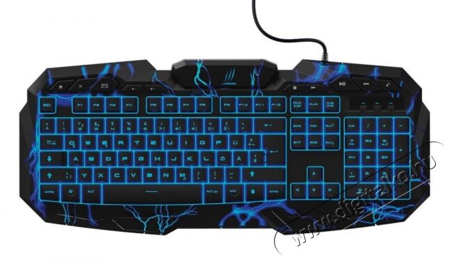 Hama GAMING BILLENTYŰZET URAGE ILLUMINATED2 Iroda és számítástechnika - Billentyűzet / billentyűzet szett - Vezetékes - 346207