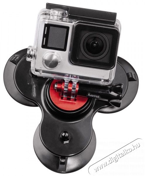 Hama Tapadókorongos tartó GoPro kamerához - 4409 Fényképezőgép / kamera - Sport kamera tartozékok - Rögzítő / adapter - 297546