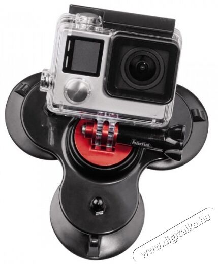 Hama Tapadókorongos tartó GoPro kamerához - 4409 Fényképezőgép / kamera - Sport kamera tartozékok - Rögzítő / adapter - 297546