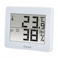 Hama TH-130 Hő és páratartalom mérő - fehér (186360) Háztartás / Otthon / Kültér - Lakásfelszerelés - Hőmérő / barométer - 358600