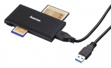 Hama USB 3.0 SUPERSPEED SLIM MULTI KÁRTYAOLVASÓ, FEKETE,ÚJ - 181018 Memória kártya / Pendrive - Kártya olvasó - 342281