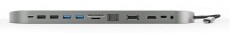 Hama USB-C dokkoló állomás (135761) Iroda és számítástechnika - Notebook kiegészítő - USB hub / elosztó - 360496