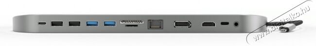 Hama USB-C dokkoló állomás (135761) Iroda és számítástechnika - Notebook kiegészítő - USB hub / elosztó - 360496