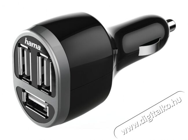 Hama autós tripla USB töltő (173603) Mobil / Kommunikáció / Smart - Mobiltelefon kiegészítő / tok - Hálózati-, autós töltő - 339113