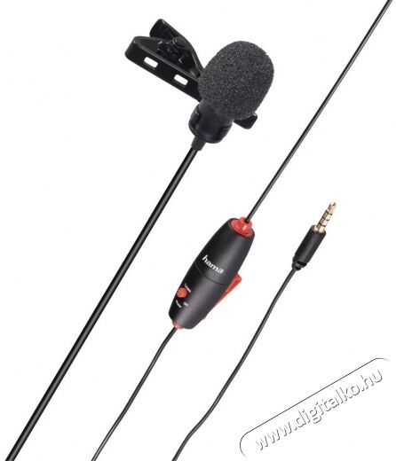 Hama Csíptetős mikrofon - 4634 Fotó-Videó kiegészítők - Mikrofon - Csíptetős, fej és kitűző mikrofon - 363591