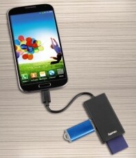 Hama 3in1 kártyaolvasó, OTG adapter, USB Hub - 54141 Memória kártya / Pendrive - Kártya olvasó - 287455